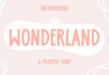 Wonderland Font Poster 1