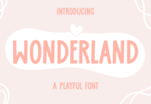 Wonderland Font Wonderland Font Poster 1