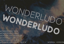 Wonderludo Font Poster 1
