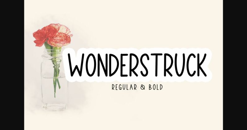 Wonderstruct Font Poster 3