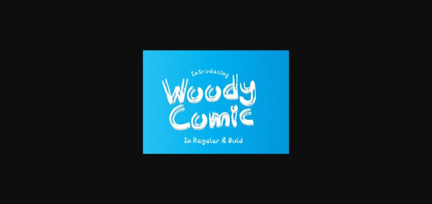 Woody Comic Font Poster 3