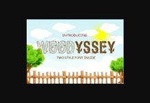 Woodyssey Font Poster 1