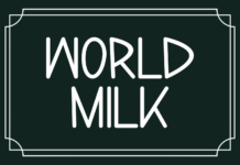 Word Milk Font Poster 1