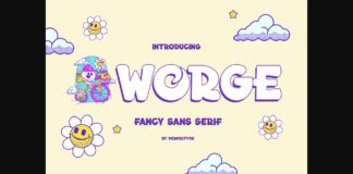 Worge Font Poster 1