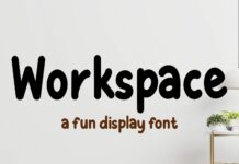 Workspace Font Poster 1