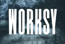 Worksy Font Worksy Font Poster 1