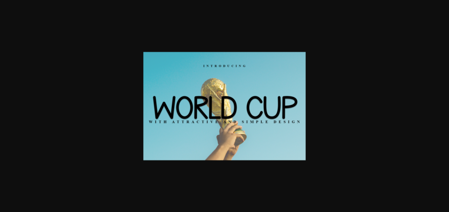 World Cup Font Poster 3