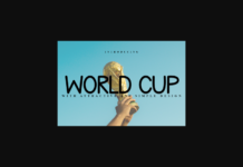 World Cup Font Poster 1