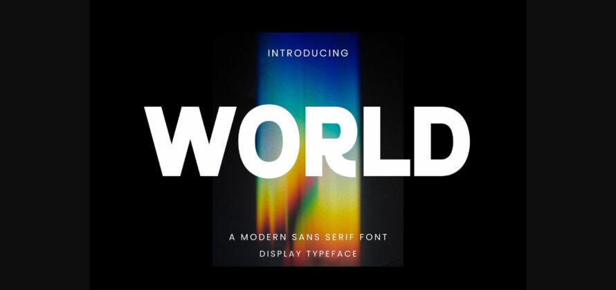 World Font Poster 3