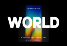 World Font Poster 1