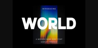 World Font Poster 1