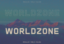 Worldzone Font Poster 1