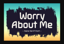 Worry Me Font Poster 1
