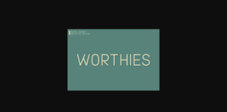 Worthies Font Poster 1