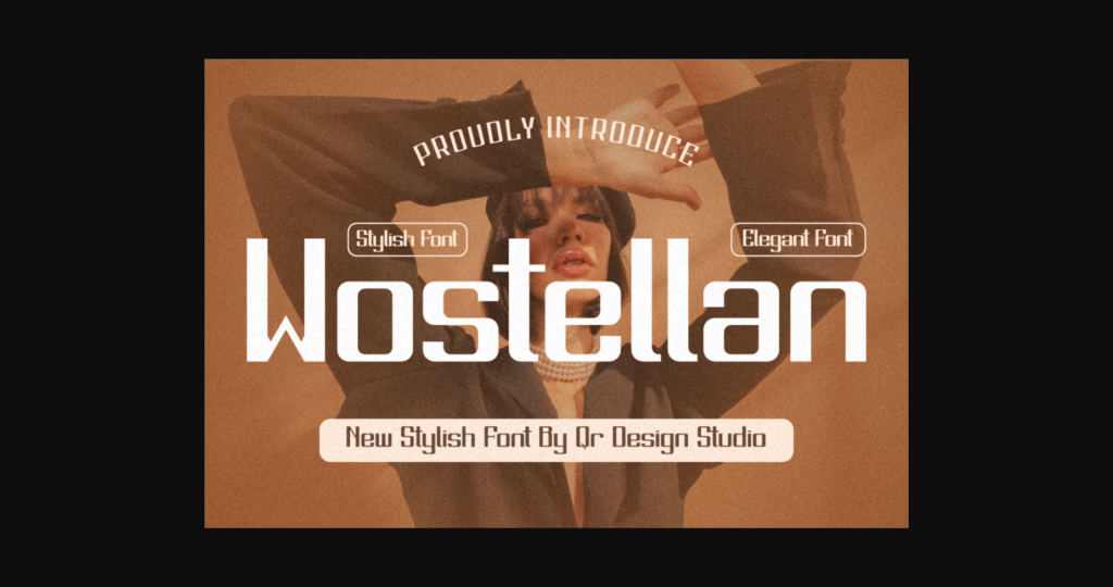 Wostelkan Font Poster 3