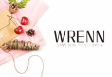 Wrenn Family Font Poster 1