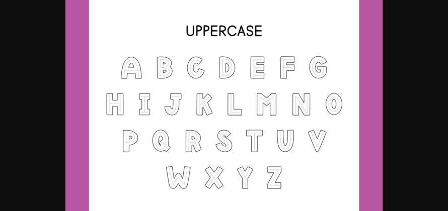 Writing Fun Font Poster 4