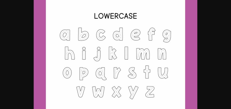 Writing Fun Font Poster 5