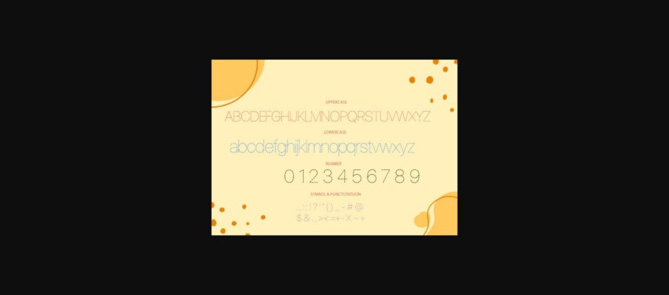 Writing Tracing Font Poster 4
