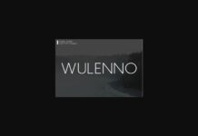 Wulenno Font Poster 1