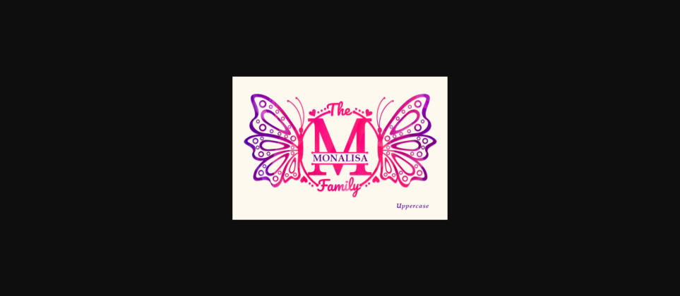 Wylie Family Monogram Font Font Poster 4