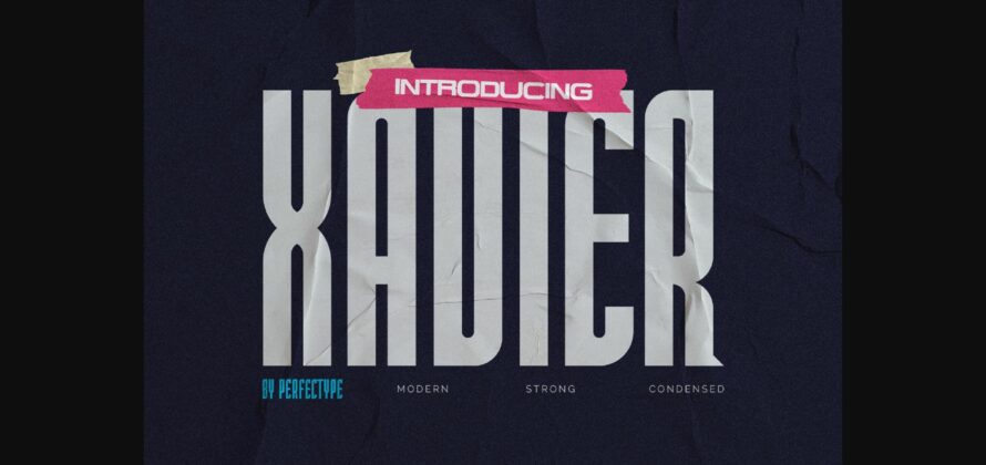 Xavier Font Poster 3