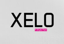 Xelo Font Poster 1