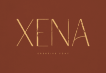 Xena Font Poster 1