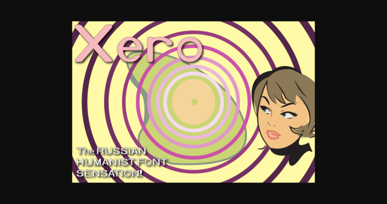 Xero - Bold Italic Font Poster 3