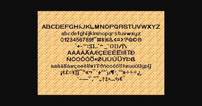 Xero - Bold Italic Font Poster 4