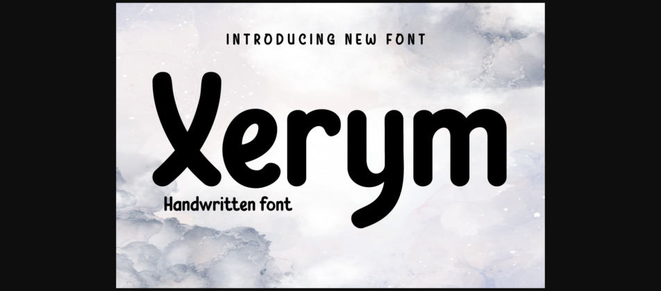 Xerym Font Poster 3