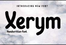 Xerym Font Poster 1