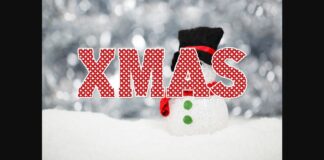 Xmas Font Poster 1