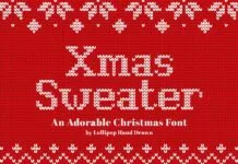 Xmas Sweater Font Xmas Sweater Font Poster 1