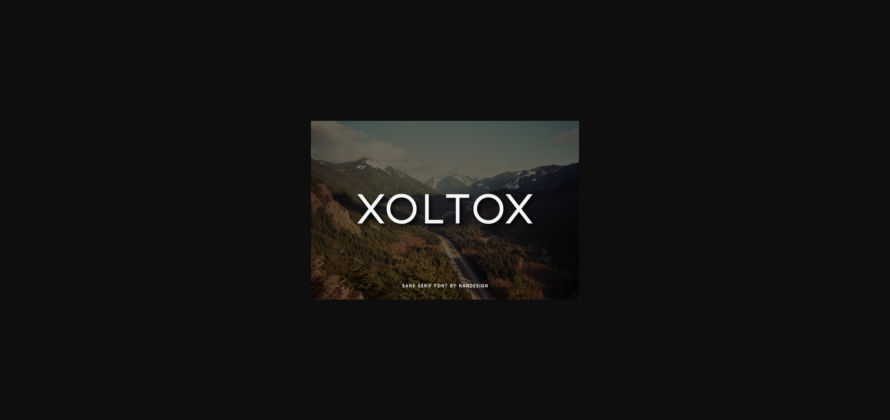 Xoltox Font Poster 3