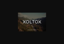 Xoltox Font Poster 1