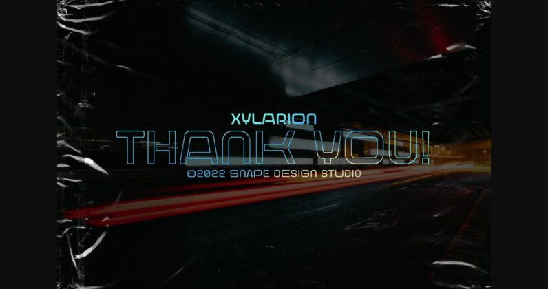 Xylarion Font Poster 7