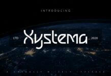 Xystema Font Poster 1
