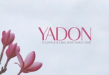 Yadon Family Font Poster 1