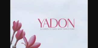 Yadon Family Font Poster 1