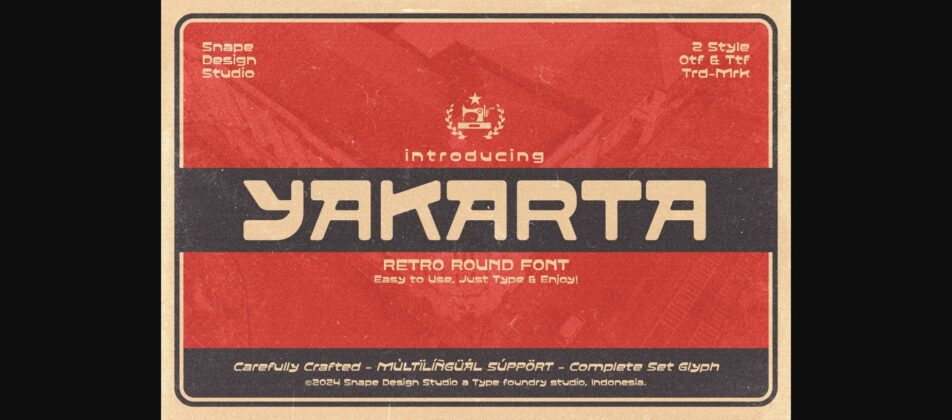 Yakarta Font Poster 1