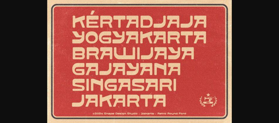 Yakarta Font Poster 9