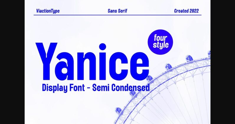 Yanice Font Poster 3