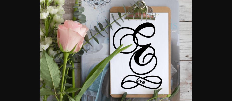 Yash Monogram Font Poster 4