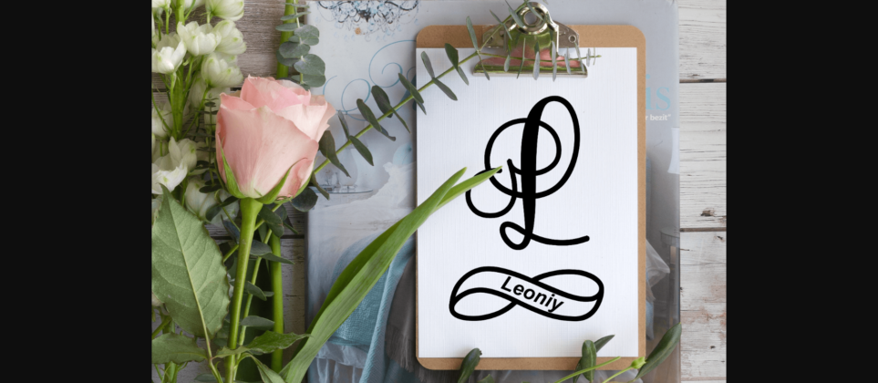 Yash Monogram Font Poster 6