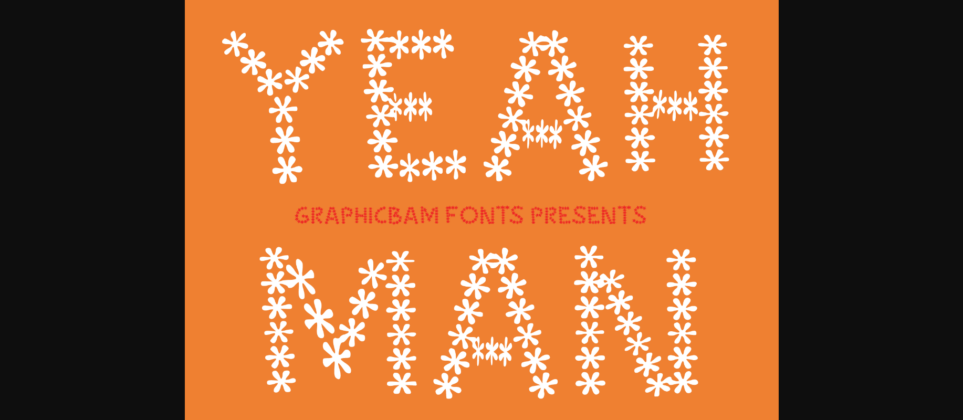 Yeah Man Font Poster 1