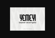 Yemeyi Font Poster 1