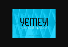 Yemeyi Font Poster 1