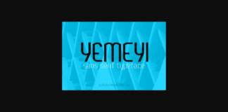 Yemeyi Font Poster 1