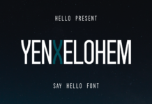 Yenxelohem Font Poster 1